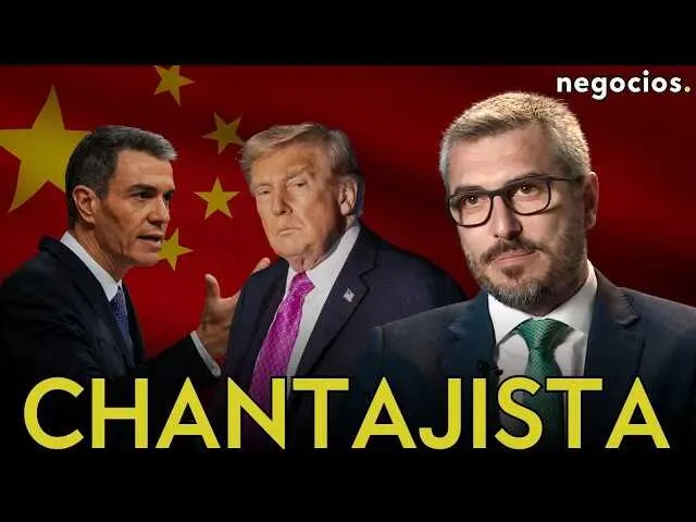 Captura del v&iacute;deo de Negocios TV donde Lorenzo Ram&iacute;rez analiza la flotilla iran&iacute;, pol&iacute;tica estadounidense y la estrategia de Pedro S&aacute;nchez en China.<br>                        <br>                        <br>                        <br>                      