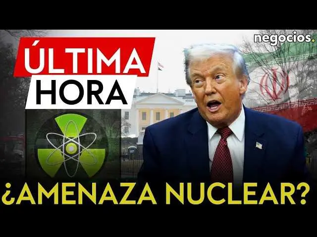 Captura de pantalla del v&iacute;deo de Negocios TV sobre el bloqueo del acceso nuclear a Donald Trump.<br>                        <br>                        <br>                        <br>                      