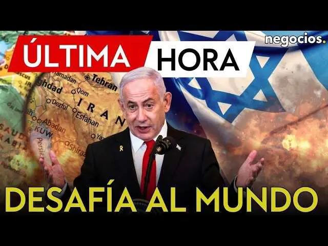 Imagen del primer ministro Benjam&iacute;n Netanyahu durante un discurso oficial, reflejo de la nueva estrategia militar israel&iacute;.<br>                        <br>                        <br>                        <br>                      