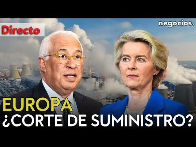Detalle del encuentro en Nicosia entre Ursula von der Leyen y Ant&oacute;nio Costa durante la rueda de prensa sobre estrategia energ&eacute;tica europea.<br>                        <br>                        <br>                        <br>                      