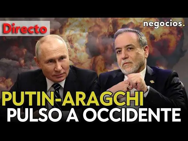 Reuni&oacute;n hist&oacute;rica entre Vladimir Putin y Abbas Araghchi en San Petersburgo durante la crisis diplom&aacute;tica de abril de 2026.<br>                        <br>                        <br>                        <br>                      