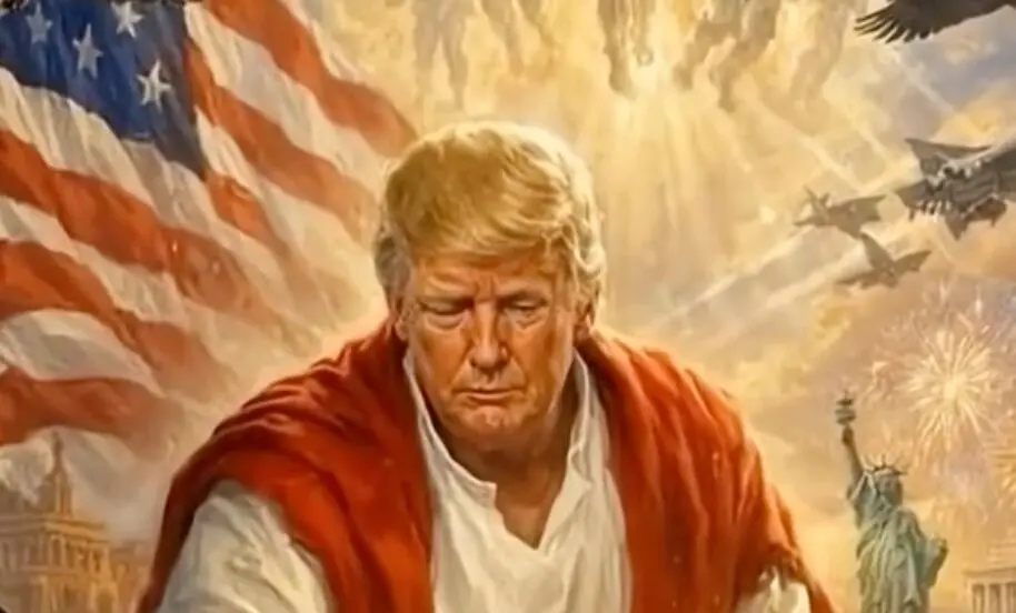 Trump, la imagen que comparti&oacute;. Foto: RRSS.