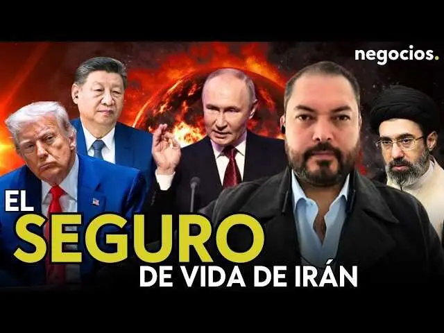 Christian L&oacute;pez durante la entrevista en Negocios TV sobre la escalada en Oriente Pr&oacute;ximo y sus implicaciones geopol&iacute;ticas.<br>                        <br>                        <br>                        <br>                      