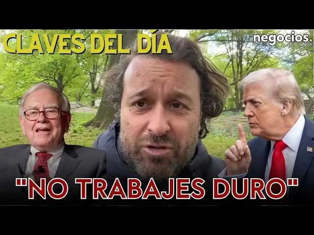 Miniatura del video de Negocios TV que muestra un collage con las im&aacute;genes de Michael Saylor, Warren Buffett y Donald Trump, ilustrando un debate econ&oacute;mico y geopol&iacute;tico en primera l&iacute;nea.<br>                        <br>                        <br>                        <br>                      