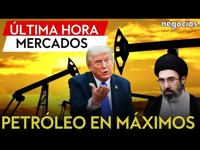 Gr&aacute;fico del precio del petr&oacute;leo y la ca&iacute;da en Wall Street durante la jornada del 4 de mayo de 2026.<br>                        <br>                        <br>                        <br>                      
