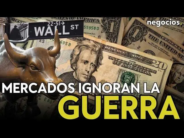 Gr&aacute;fico del &iacute;ndice Nasdaq con subida significativa mientras al fondo se simboliza la tensi&oacute;n geopol&iacute;tica en el Estrecho de Ormuz.<br>                        <br>                        <br>                        <br>                      