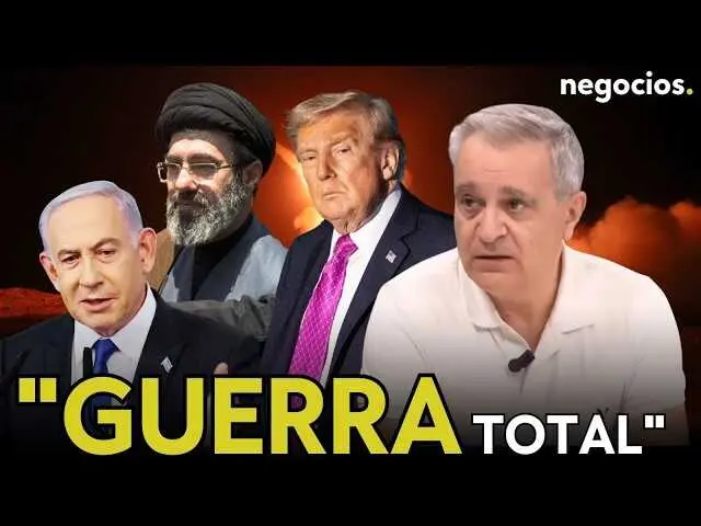 Juan Antonio Aguilar durante la entrevista en Negocios TV, analizando la tensi&oacute;n entre Estados Unidos e Ir&aacute;n en el Golfo P&eacute;rsico.<br>                        <br>                        <br>                        <br>                      