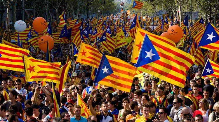El independentismo catal&aacute;n. Foto: RRSS.