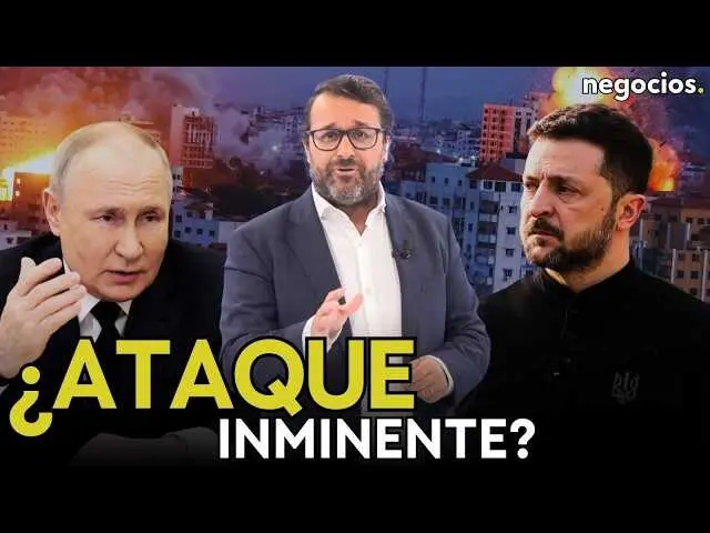 Miniatura del v&iacute;deo donde se visualiza el rostro de l&iacute;deres y s&iacute;mbolos relacionados con el conflicto ruso-ucraniano y el D&iacute;a de la Victoria.<br>                        <br>                        <br>                        <br>                      