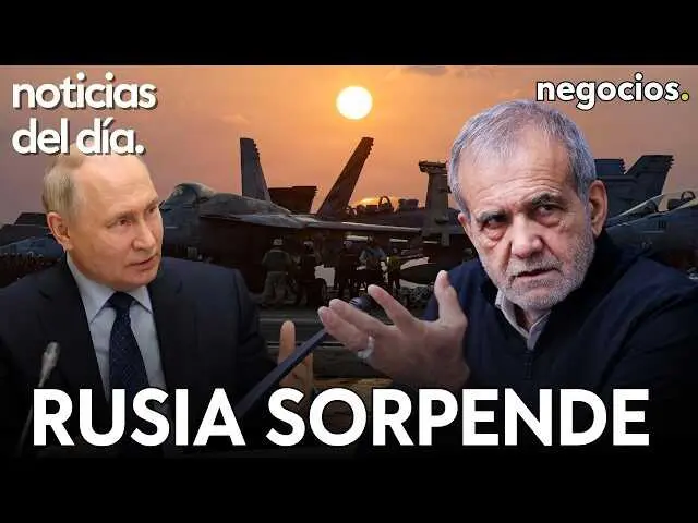 Imagen del v&iacute;deo de Negocios TV mostrando el mapa del Estrecho de Ormuz y el crucero MV Hondius junto a gr&aacute;ficos sobre la alerta sanitaria y los movimientos militares.<br>                        <br>                        <br>                        <br>                      