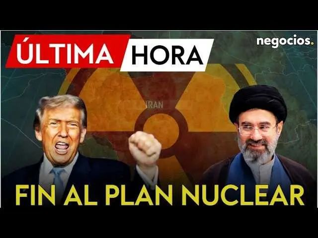 Imagen capturada del v&iacute;deo donde Donald Trump anuncia el cese total del programa nuclear iran&iacute;.<br>                        <br>                        <br>                        <br>                      