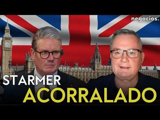 Keir Starmer en conferencia, reflejando la tensi&oacute;n pol&iacute;tica que sacude al Partido Laborista brit&aacute;nico.<br>                        <br>                        <br>                        <br>                      