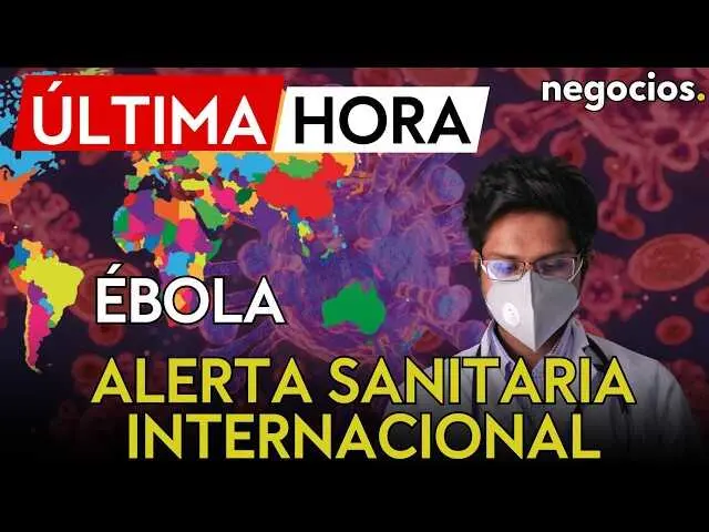 Gr&aacute;fico que muestra la expansi&oacute;n del virus &eacute;bola y zonas afectadas en el &Aacute;frica central, con &eacute;nfasis en la Rep&uacute;blica Democr&aacute;tica del Congo y Uganda.<br>                        <br>                        <br>                        <br>                      