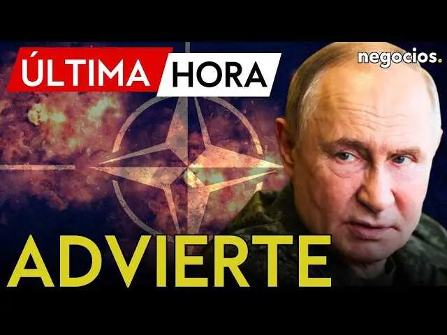 Captura del v&iacute;deo donde se analiza la advertencia rusa sobre el riesgo de choque con la OTAN, emitido por Negocios TV.<br>                        <br>                        <br>                        <br>                      