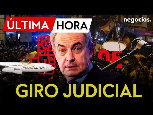 Captura del v&iacute;deo de Negocios TV sobre la investigaci&oacute;n judicial a las hijas de Zapatero en el caso Plus Ultra.<br>                        <br>                        <br>                        <br>                      