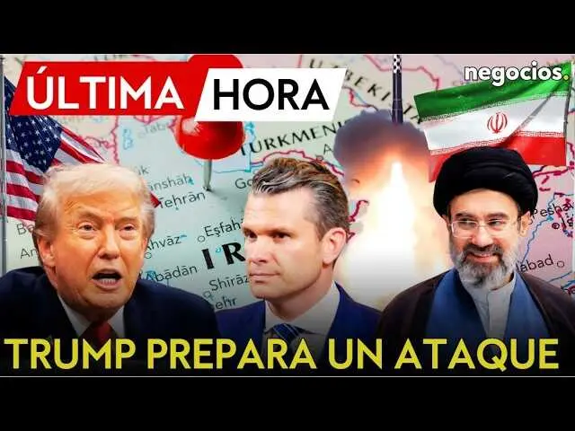 Donald Trump en el Despacho Oval con expresi&oacute;n seria, acompa&ntilde;ado por su equipo de seguridad nacional.<br>                        <br>                        <br>                        <br>                      
