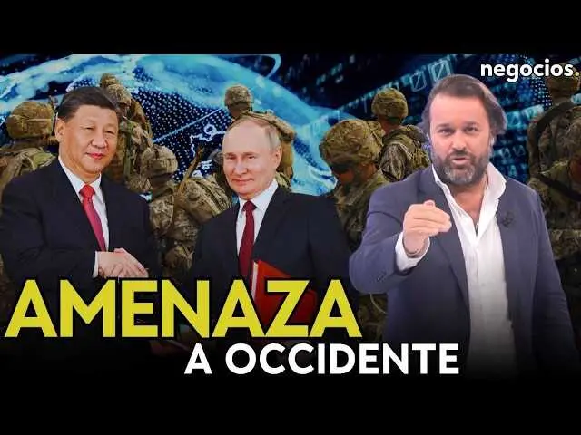 Xi Jinping y Vlad&iacute;mir Putin durante la cumbre en Pek&iacute;n, escenario del hist&oacute;rico comunicado conjunto.<br>                        <br>                        <br>                        <br>                      