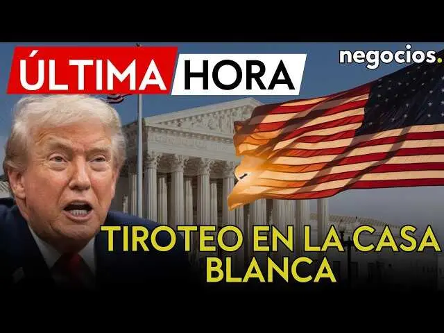 Imagen del tiroteo en los alrededores de la Casa Blanca captada durante el suceso que mantiene en vilo a Washington.<br>                        <br>                        <br>                        <br>                      