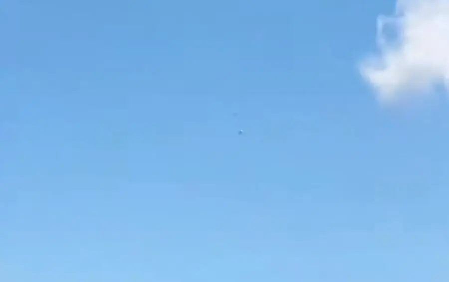 El presunto ovni