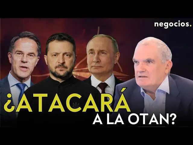 Miniatura del v&iacute;deo con imagen de mapa de conflicto y banderas representando la guerra en Ucrania.<br>                        <br>                        <br>                        <br>                      