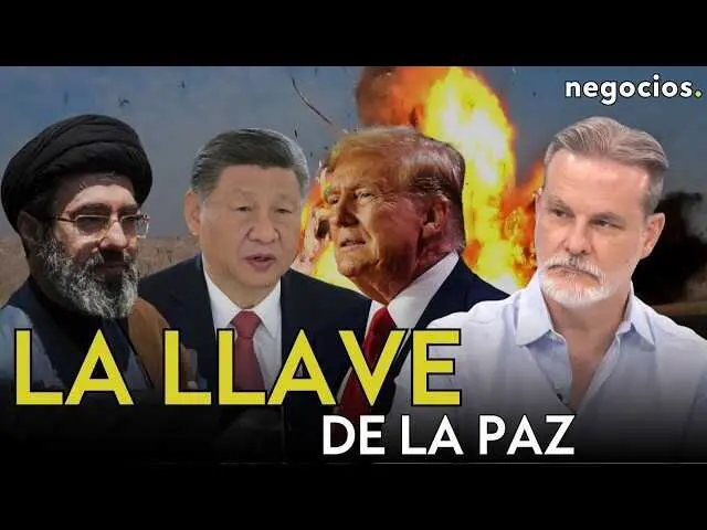 Captura de pantalla del v&iacute;deo de Negocios TV donde Eduardo Irastorza comenta sobre la negociaci&oacute;n entre EE.UU., Ir&aacute;n y el papel de China.<br>                        <br>                        <br>                        <br>                      