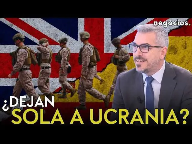 Captura de pantalla del canal Negocios TV mostrando el an&aacute;lisis sobre la fractura interna de la OTAN respecto a Ucrania.<br>                        <br>                        <br>                        <br>                      
