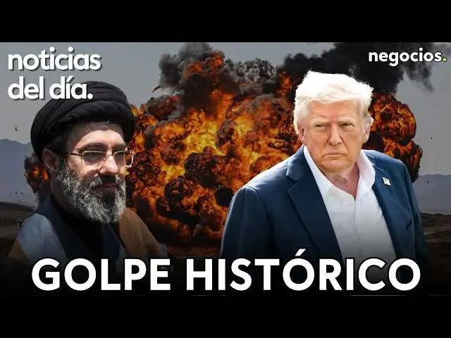 Imagen del v&iacute;deo con el helic&oacute;ptero F-15E derribado y s&iacute;mbolos de tensi&oacute;n geopol&iacute;tica entre Ir&aacute;n, Estados Unidos y Rusia.<br>                        <br>                        <br>                        <br>                      