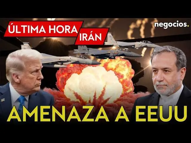 Imagen del video donde se muestra la tensi&oacute;n en Oriente Medio con representaciones de bases militares y mapas de la regi&oacute;n.<br>                        <br>                        <br>                        <br>                      
