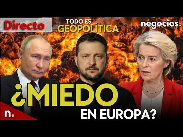 Thumbnail del v&iacute;deo que muestra una imagen simb&oacute;lica del conflicto en Oriente Medio y la tensi&oacute;n en Europa, con mapas y s&iacute;mbolos militares superpuestos.<br>                        <br>                        <br>                        <br>                      