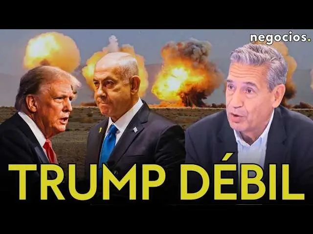 Imagen en alta definici&oacute;n que muestra la miniatura del v&iacute;deo de Negocios TV con el t&iacute;tulo sobre la relaci&oacute;n entre Netanyahu y Trump.<br>                        <br>                        <br>                        <br>                      