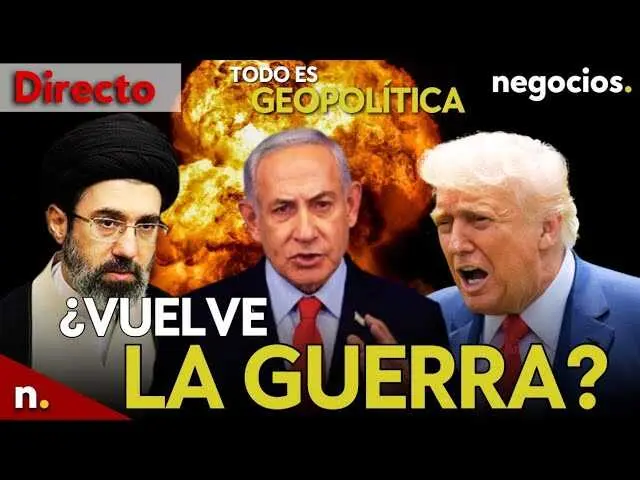 Mapa de Oriente Medio con s&iacute;mbolos de misiles y &aacute;reas de conflicto entre Ir&aacute;n e Israel, destacando el estrecho de Ormuz.<br>                        <br>                        <br>                        <br>                      
