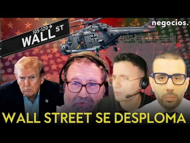 Imagen que muestra una sesi&oacute;n de negociaci&oacute;n en Wall Street con gr&aacute;ficos en descenso, reflejando la volatilidad tras el ataque iran&iacute; a un helic&oacute;ptero estadounidense.<br>                        <br>                        <br>                        <br>                      