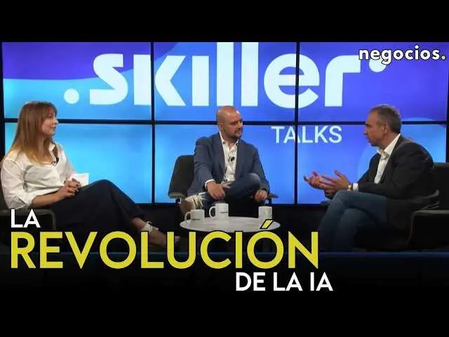 Jos&eacute; Luis L&oacute;pez e Silva y Constanza Flores de Making Science explicando la revoluci&oacute;n de la IA ag&eacute;ntica en un panel de Negocios TV<br>                        <br>                        <br>                        <br>                      