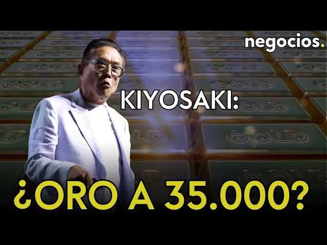 Thumbnail del v&iacute;deo donde Robert Kiyosaki habla sobre la p&eacute;rdida de valor del efectivo y la predicci&oacute;n del oro a 35.000 d&oacute;lares.<br>                        <br>                        <br>                        <br>                      