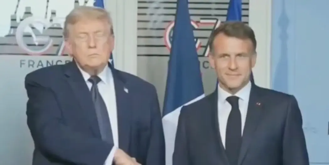 Trump y Macron