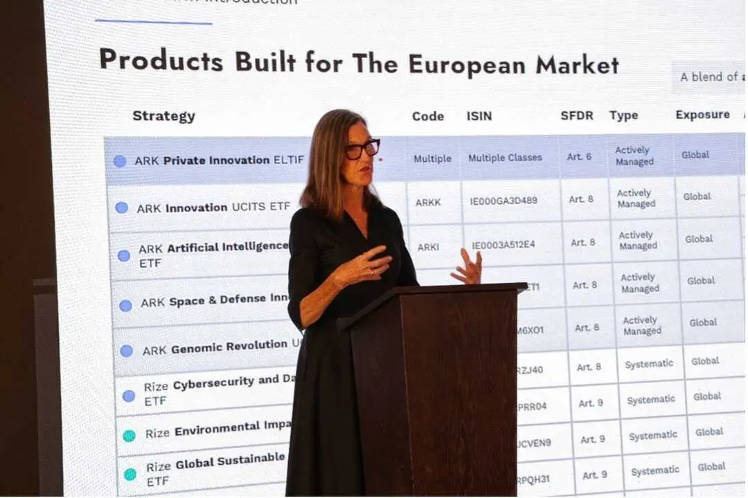 Cathie Wood, fundadora y CIO de ARK Invest