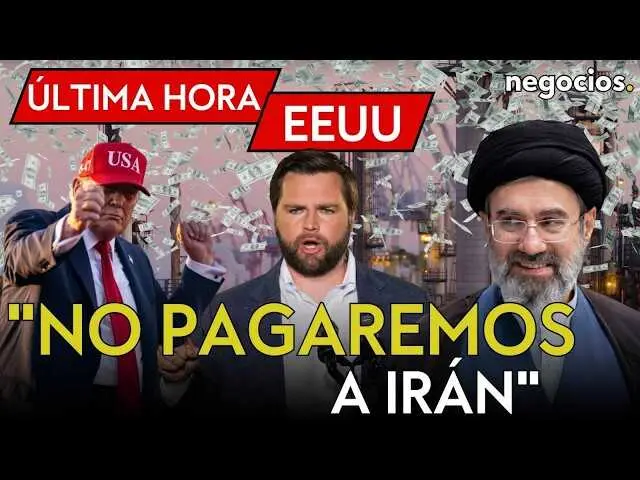 JD Vance en rueda de prensa explicando el acuerdo de seguridad en el estrecho de Ormuz junto a Ir&aacute;n y pa&iacute;ses del Golfo.<br>                        <br>                        <br>                        <br>                      