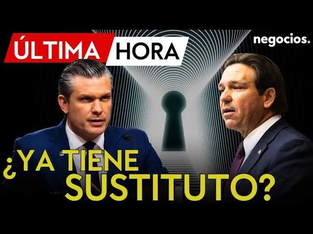 Captura de v&iacute;deo con Donald Trump en una rueda de prensa, ilustrando la informaci&oacute;n sobre la purga en su gabinete militar<br>                        <br>                        <br>                        <br>                      