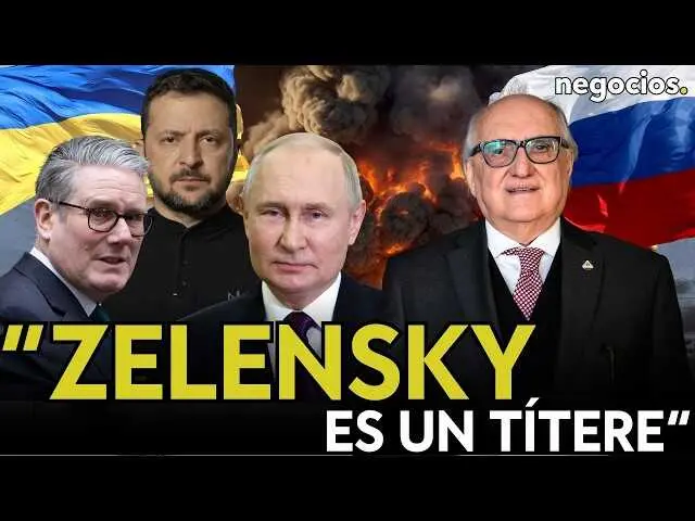 Retrato de Alfredo Jalife durante su intervenci&oacute;n en Negocios TV, con un fondo que refleja s&iacute;mbolos geopol&iacute;ticos y mapas mundiales.<br>                        <br>                        <br>                        <br>                      