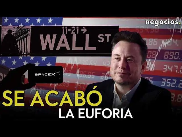 Gr&aacute;fica de la cotizaci&oacute;n de las acciones de SpaceX reflejando la ca&iacute;da brusca tras su debut burs&aacute;til<br>                        <br>                        <br>                        <br>                      