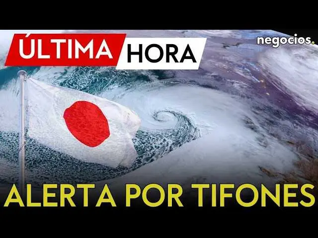 Tifones acerc&aacute;ndose a las costas japonesas con alerta emitida para Okinawa y Kyushu mientras se reporta un terremoto en Tokio<br>                        <br>                        <br>                        <br>                      