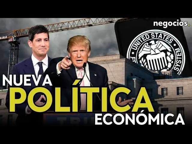 Neel Kashkari, presidente de la Fed de Minneapolis, durante una rueda de prensa, advertiendo sobre posibles subidas de tipos.<br>                        <br>                        <br>                        <br>                      