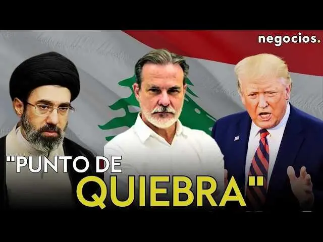 Plano medio de Eduardo Irastorza durante la entrevista en Negocios TV, con gr&aacute;ficos que ilustran tensiones en Oriente Medio.<br>                        <br>                        <br>                        <br>                      
