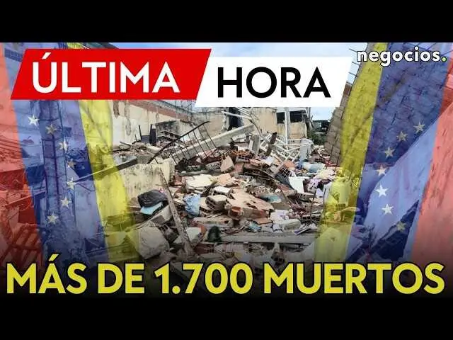 Imagen oficial de v&iacute;deo de Negocios TV mostrando las secuelas del terremoto en Venezuela<br>                        <br>                        <br>                        <br>                      