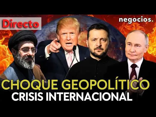 Captura del programa en Negocios TV donde expertos dialogan sobre las crisis internacionales m&aacute;s relevantes del momento.<br>                        <br>                        <br>                        <br>                      