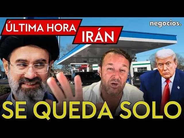 Captura del v&iacute;deo de Negocios TV que muestra el canal con noticias urgentes sobre la crisis de Ir&aacute;n y la gasolina.<br>                        <br>                        <br>                        <br>                      