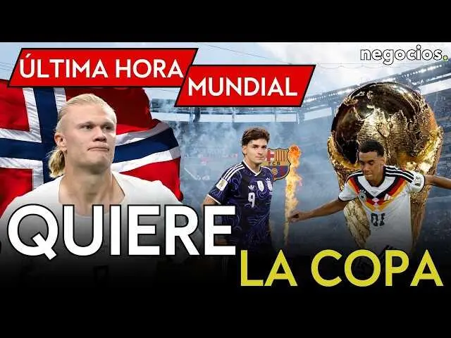 Erling Haaland celebrando un gol decisivo en el Mundial 2026, mientras Alemania enfrenta una crisis institucional tras su eliminaci&oacute;n.<br>                        <br>                        <br>                        <br>                      