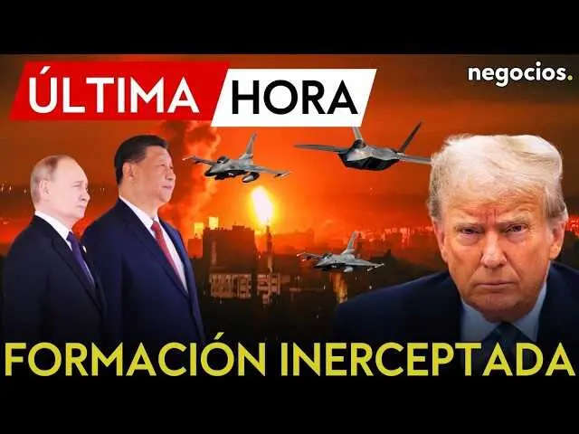 Formaci&oacute;n a&eacute;rea masiva de bombarderos y cazas rusos y chinos interceptada por cazas estadounidenses y japoneses en el Pac&iacute;fico occidental<br>                        <br>                        <br>                        <br>                      