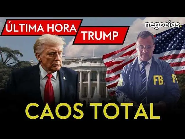 Imagen en miniatura que muestra la tensi&oacute;n en Washington D.C. con un montaje de Donald Trump, criptomonedas y edificios en obras paralizadas.<br>                        <br>                        <br>                        <br>                      