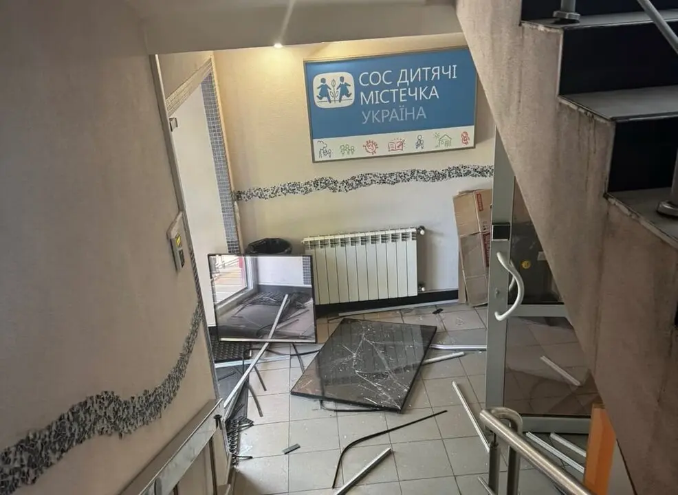 Daños en las instalaciones de Aldeas Infantiles SOS Ucrania